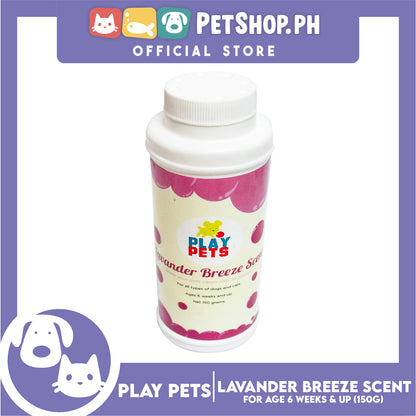 Play Pets Dry Shampoo 150g (Lavender Breeze Scent) For All Types Of Dogs And Cats