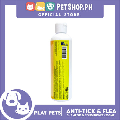 Play Pets Shampoo Anti-Tick and Flea 250mL