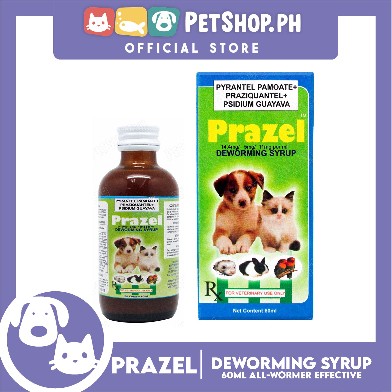 Prazel Deworming Syrup – Petshop.PH