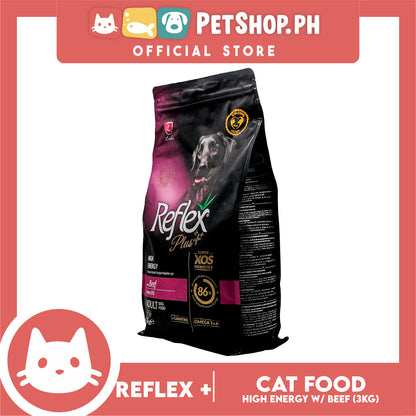 Reflex Adult Dog Food High Energy with Beef 3kg