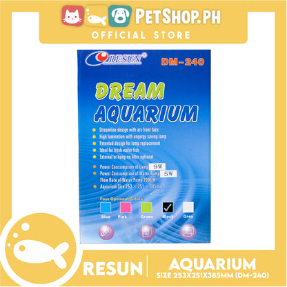 Resun Portait Dream Aquarium Fish Tank DM-240 Complete Set