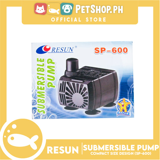 Resun Submersible Water Pump SP-600 for Fish Tank, Pond, Aquarium, Statuary, Hydroponics