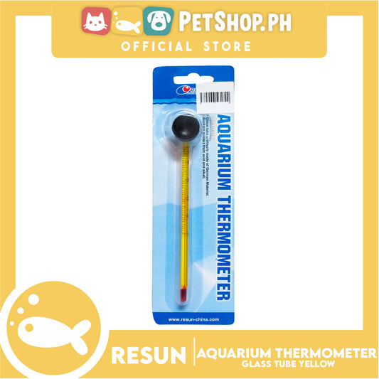 Resun Floating Aquarium Thermometer RST 04 with Suction Cup (Yellow)