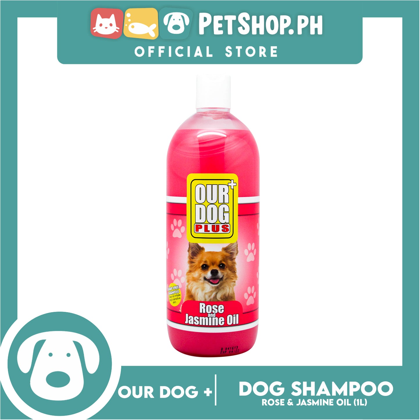 Our Dog Plus Rose and Jasmine Oil Shampoo