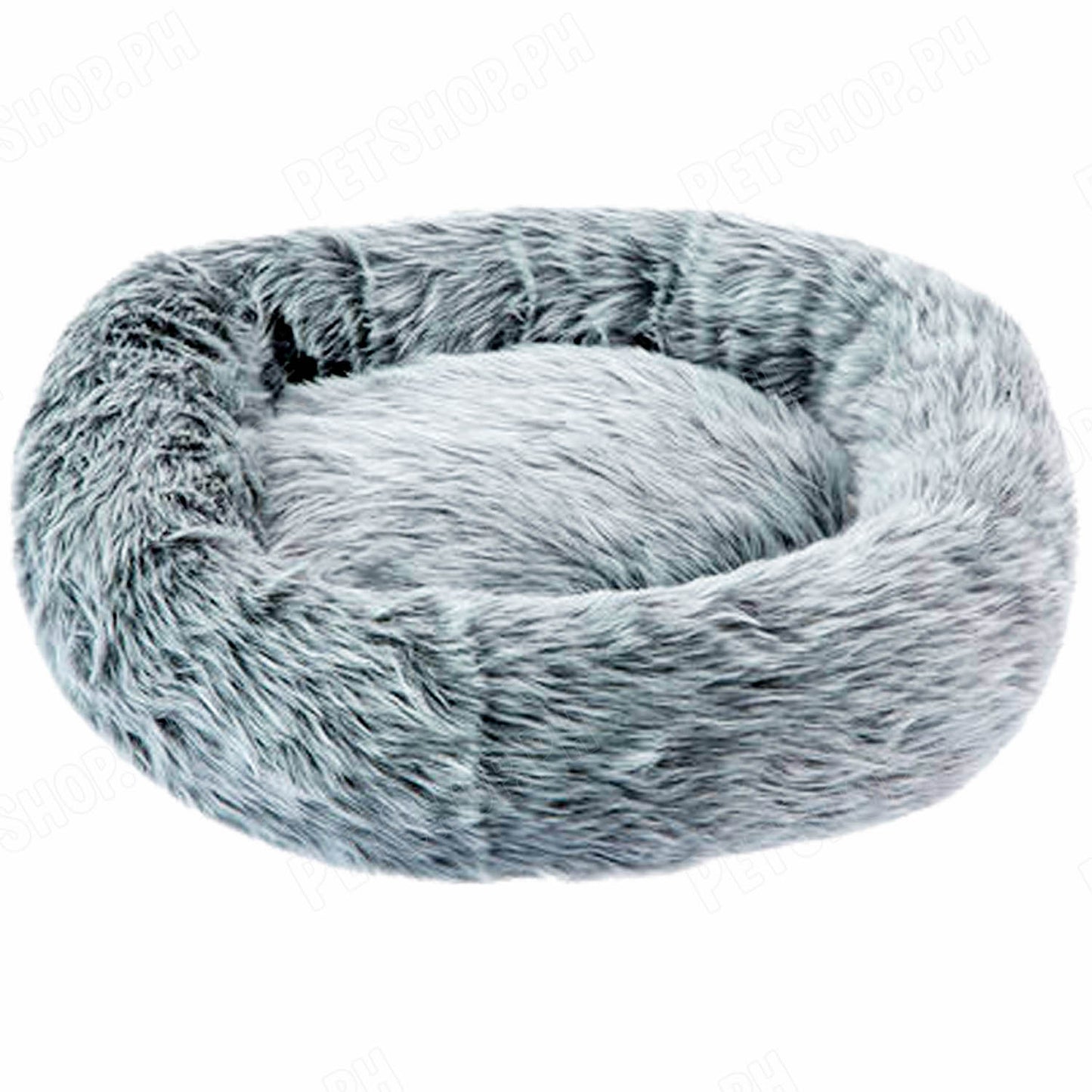 Pet Bed Round Bed Fur Plush Cushion Bed Cuddle Soft Bed for Dog & Cat