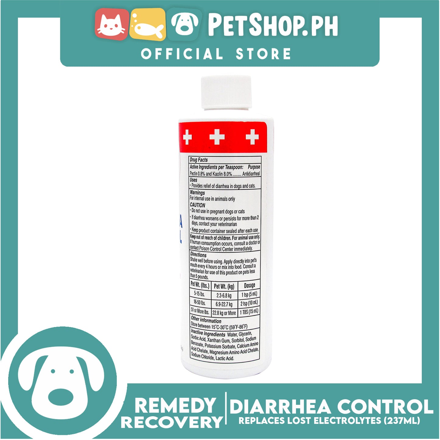 Remedy Recovery Diarrhea Control 8 oz