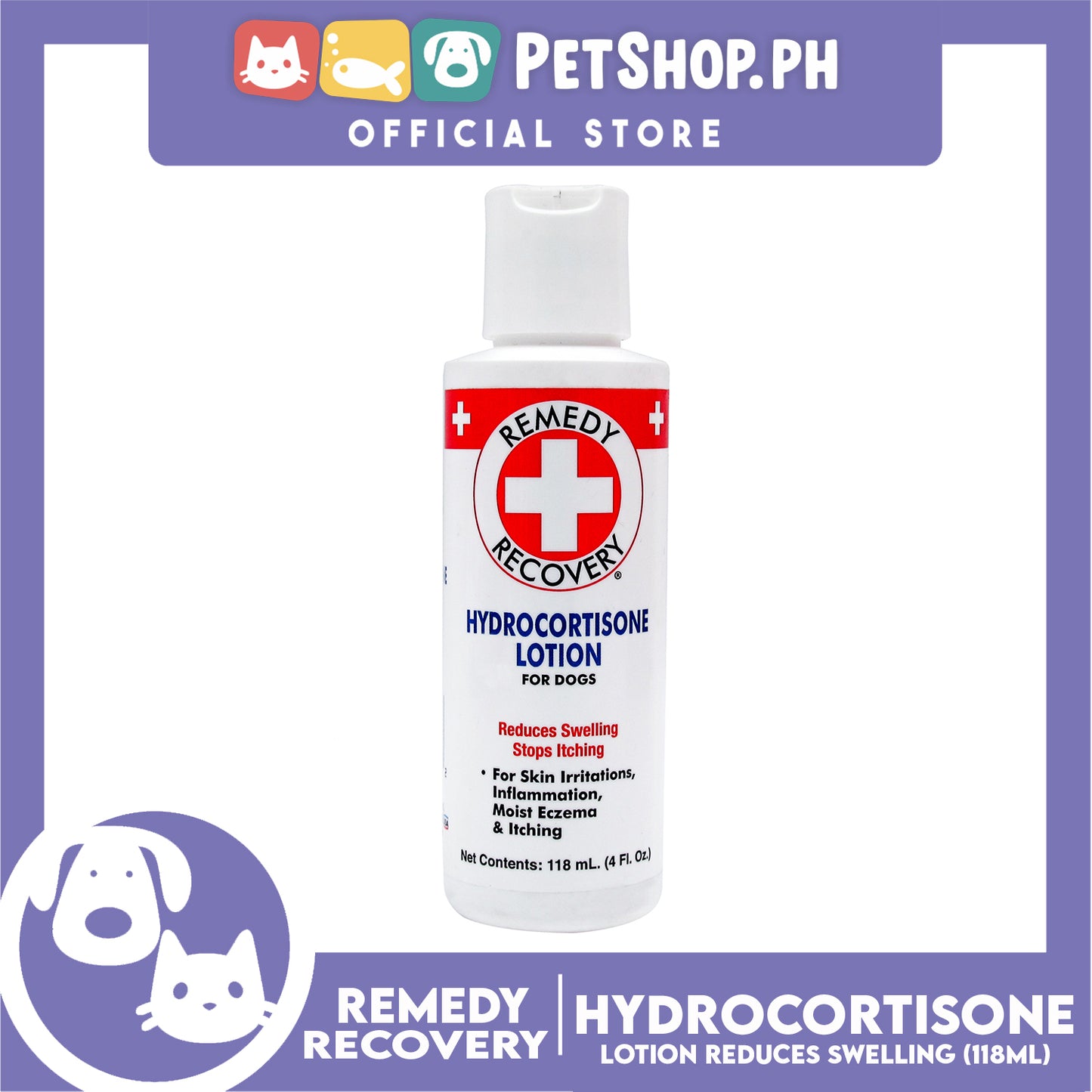 Remedy + Recovery Hydrocortisone Lotion 118mL