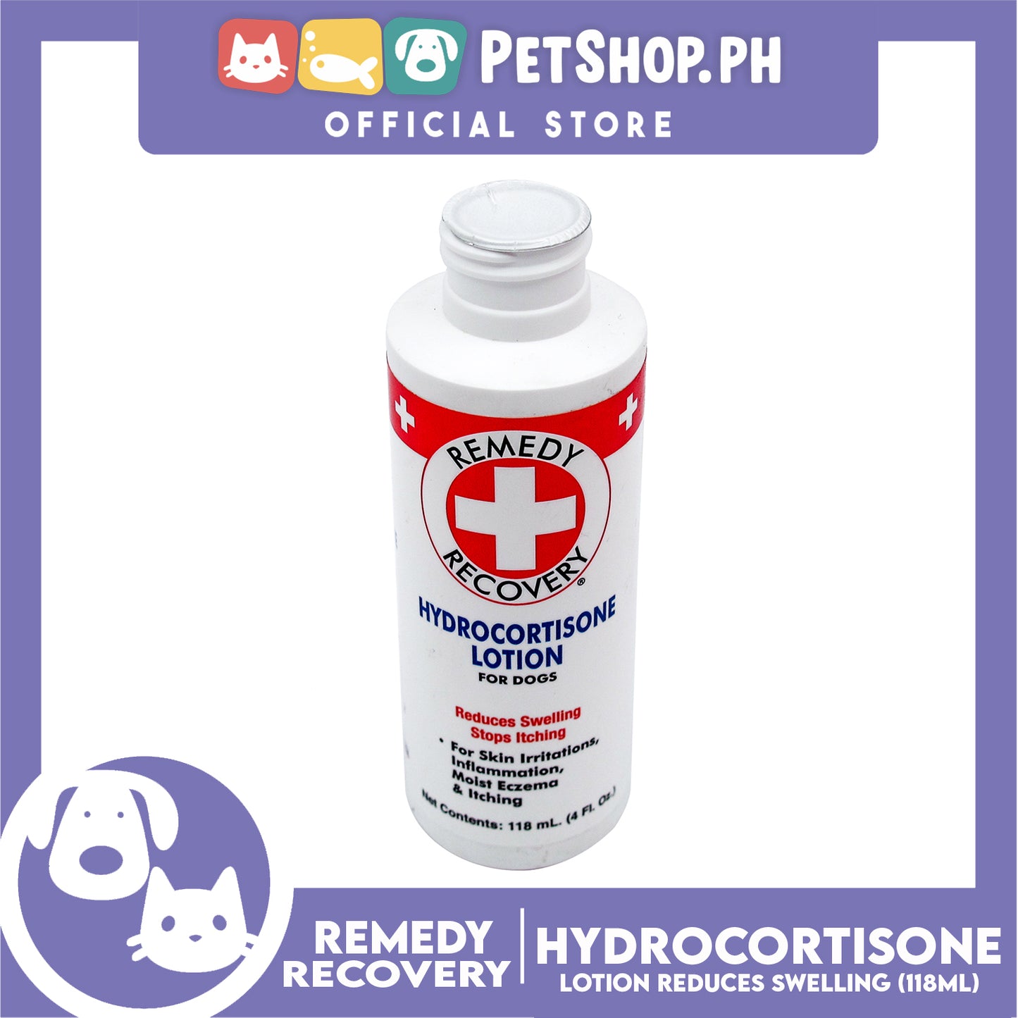 Remedy + Recovery Hydrocortisone Lotion 118mL
