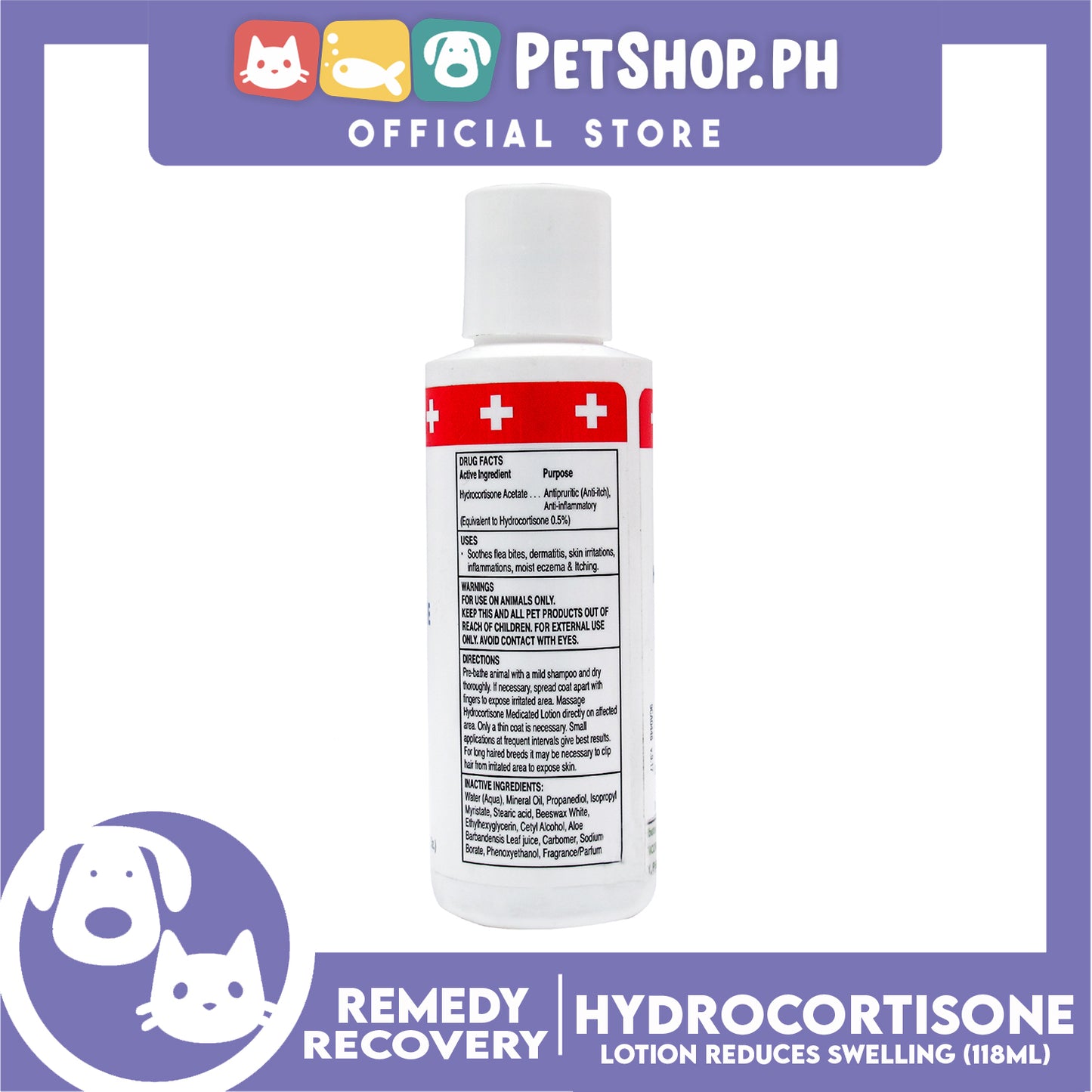 Remedy + Recovery Hydrocortisone Lotion 118mL