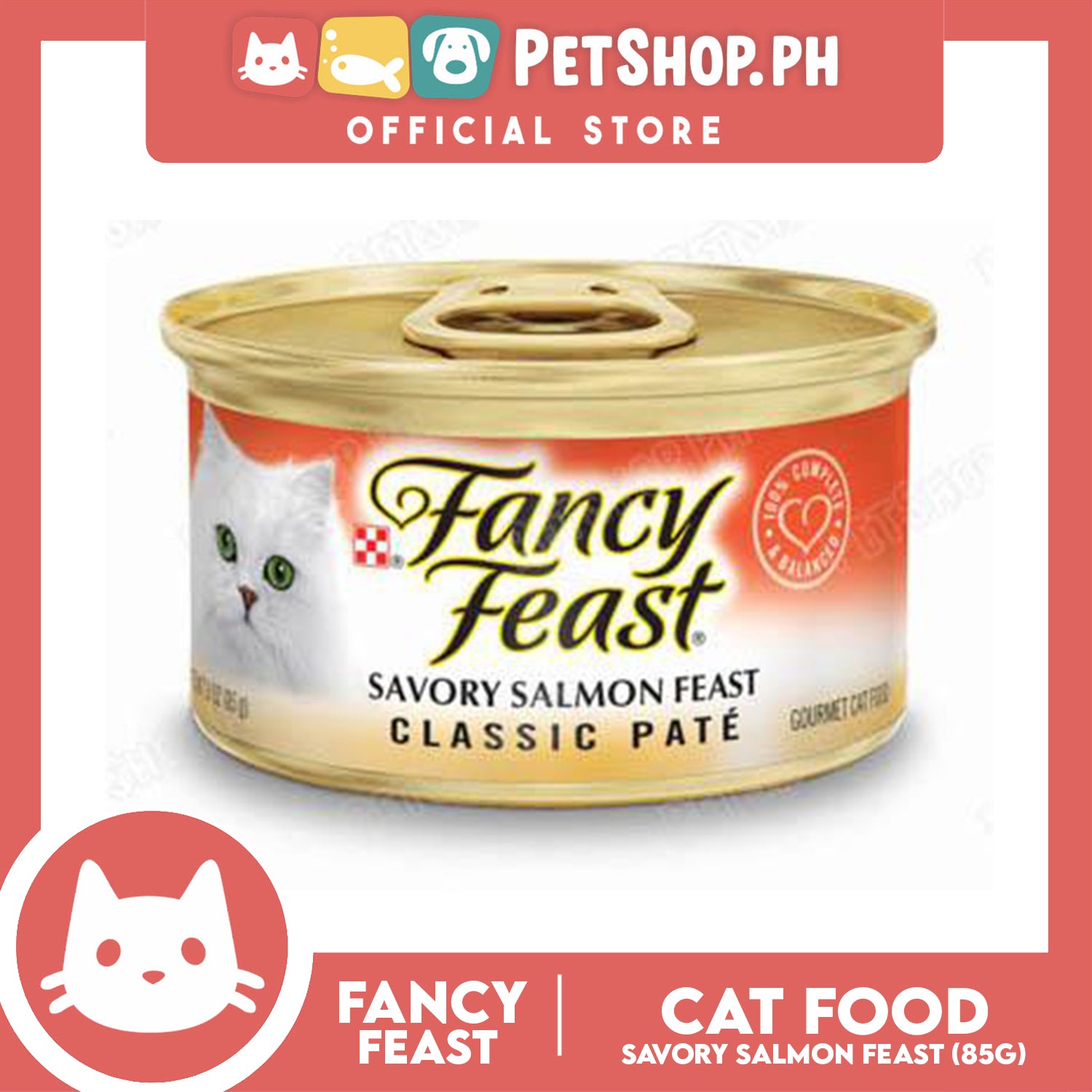 Fancy feast savory salmon feast outlet classic