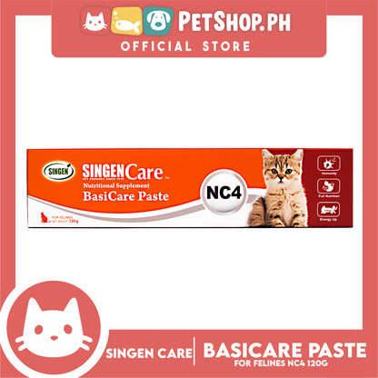 Singen Nutritional Supplement NC4 Basicare Paste For Cats 120g