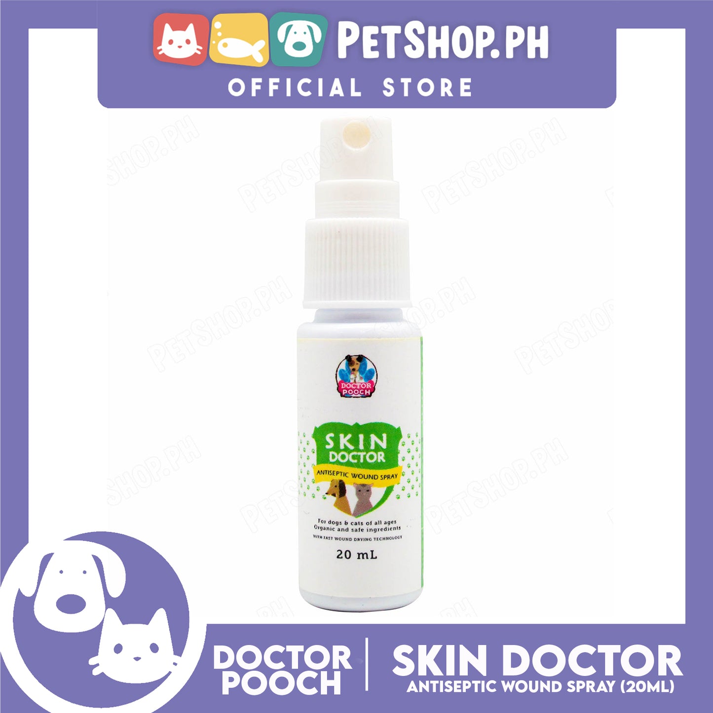 Play Pets Skin Doctor Antiseptic Wound 20ml
