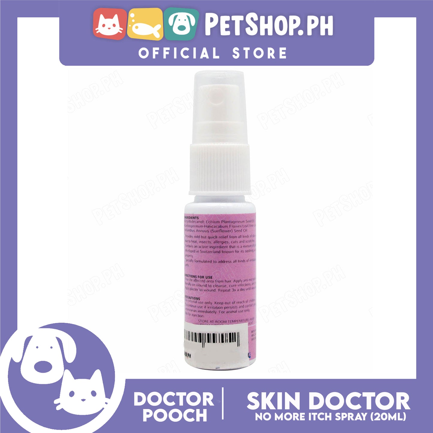 Play Pets Skin Doctor No More Itch 20mL