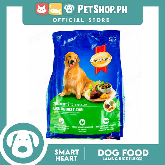 SmartHeart Lamb & Rice Adult Dry Dog Food 1.5kg