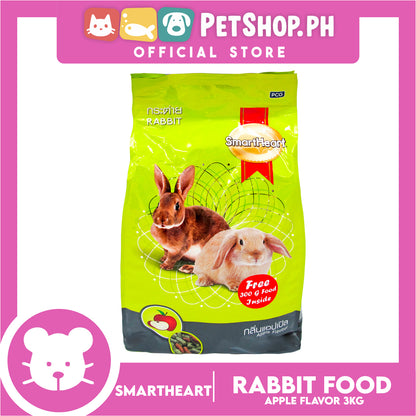 SmartHeart Rabbit Food Apple Flavor 3kgs