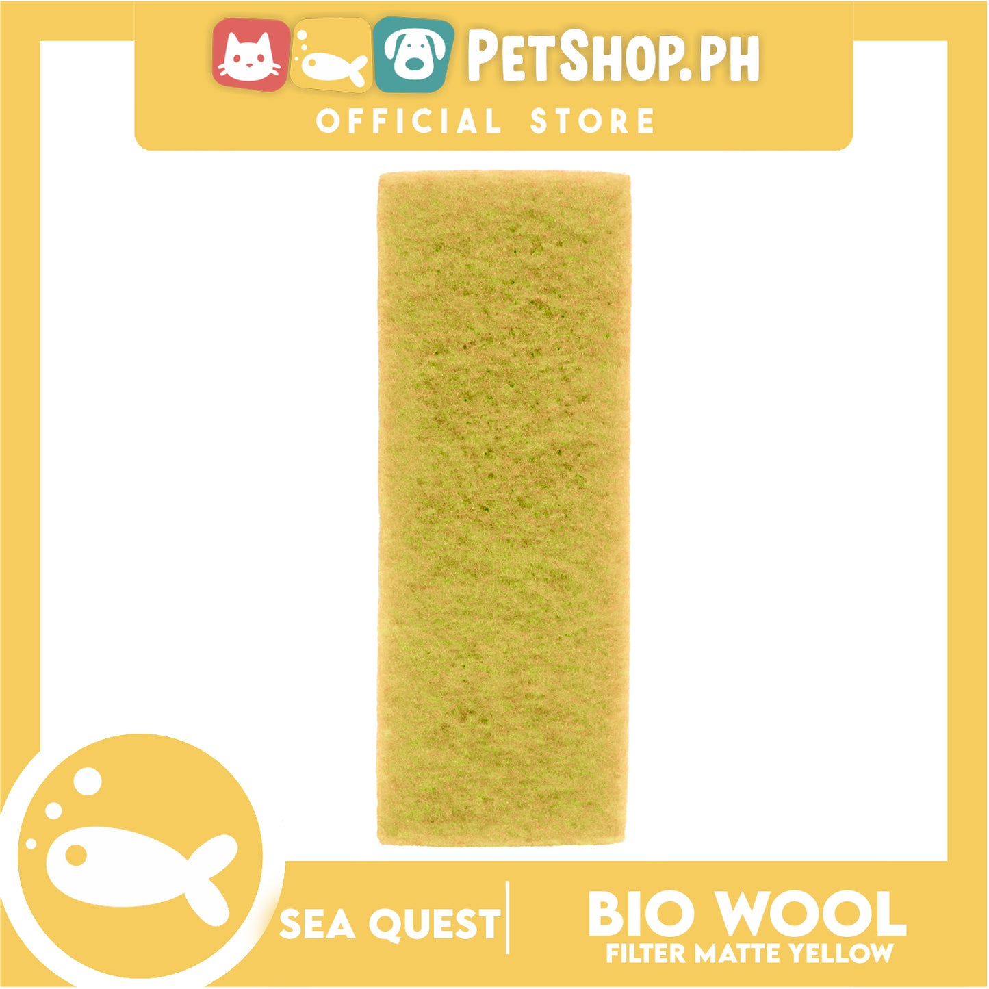 Sea Quest Filter Media Biological Filter Mat Yellow