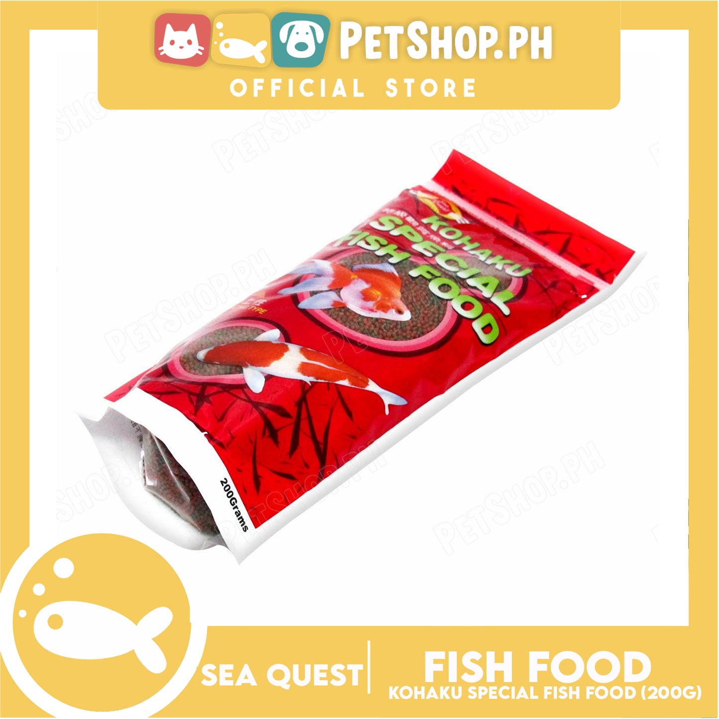 Sea Quest Kohaku Fish Food Mini Mix 200g