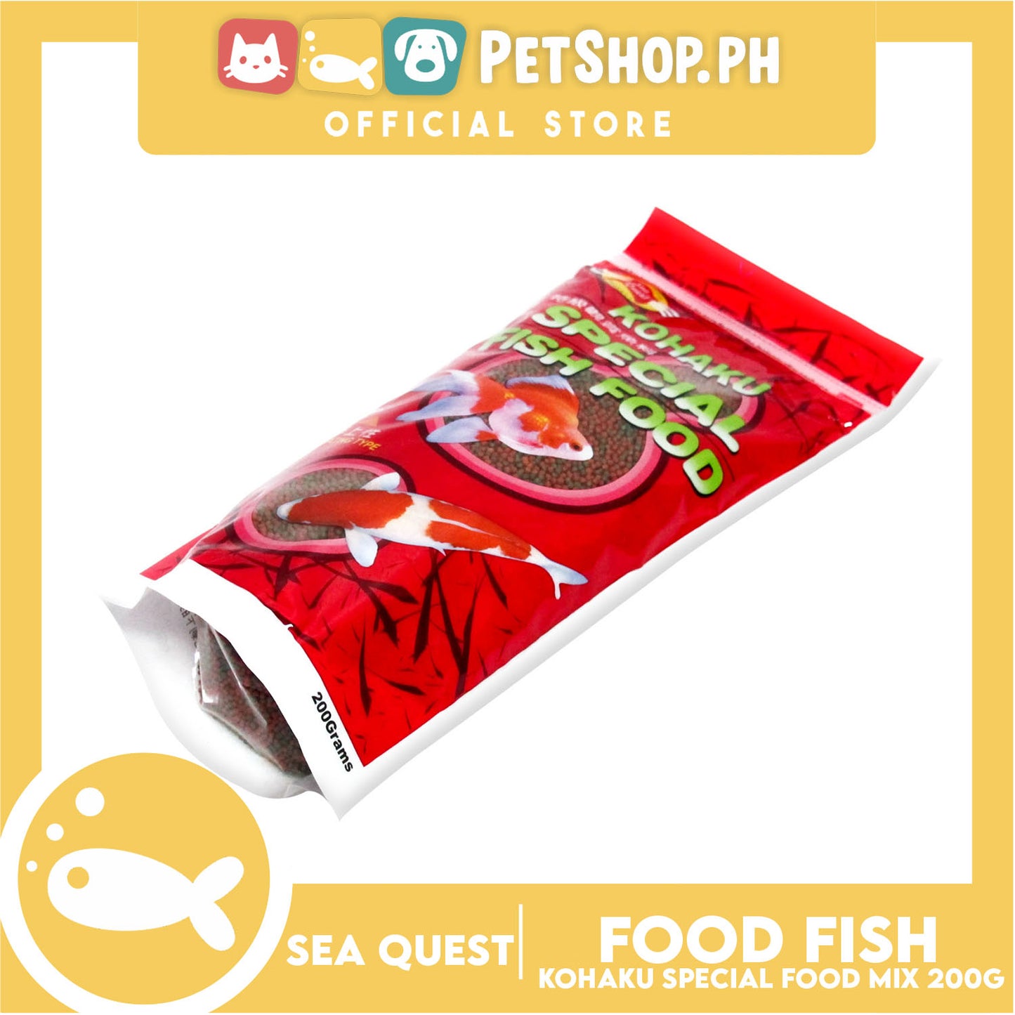 Sea Quest Kohaku Fish Food Baby Mix 200g