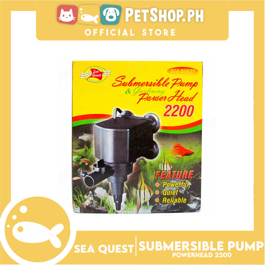 Sea Quest Submersible Pump and Gardening Powerhead 2200