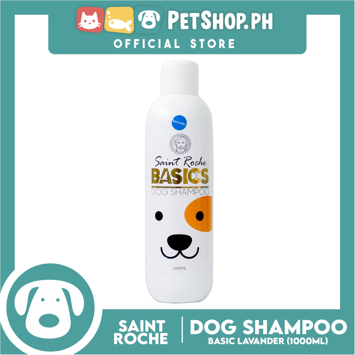 Saint Roche Basics (Lavender Scent) 1 Liter Dog Shampoo