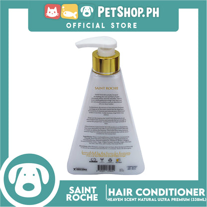 Saint Roche Hooman Natural Ultra Premium Conditioner (Heaven Scent) 338ml For The Skin and Coat of Your Dogs