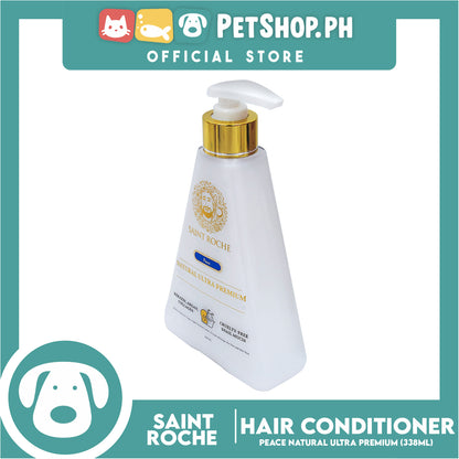 Saint Roche Hooman Natural Ultra Premium Conditioner (Peace Scent) 338ml For The Skin and Coat of Your Dogs