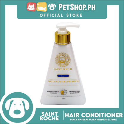 Saint Roche Hooman Natural Ultra Premium Conditioner (Peace Scent) 338ml For The Skin and Coat of Your Dogs