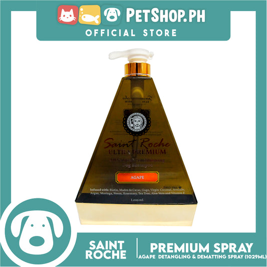 Saint Roche Ultra Premium All Natural Conditioning 1029ml (Agape) Dog Shampoo