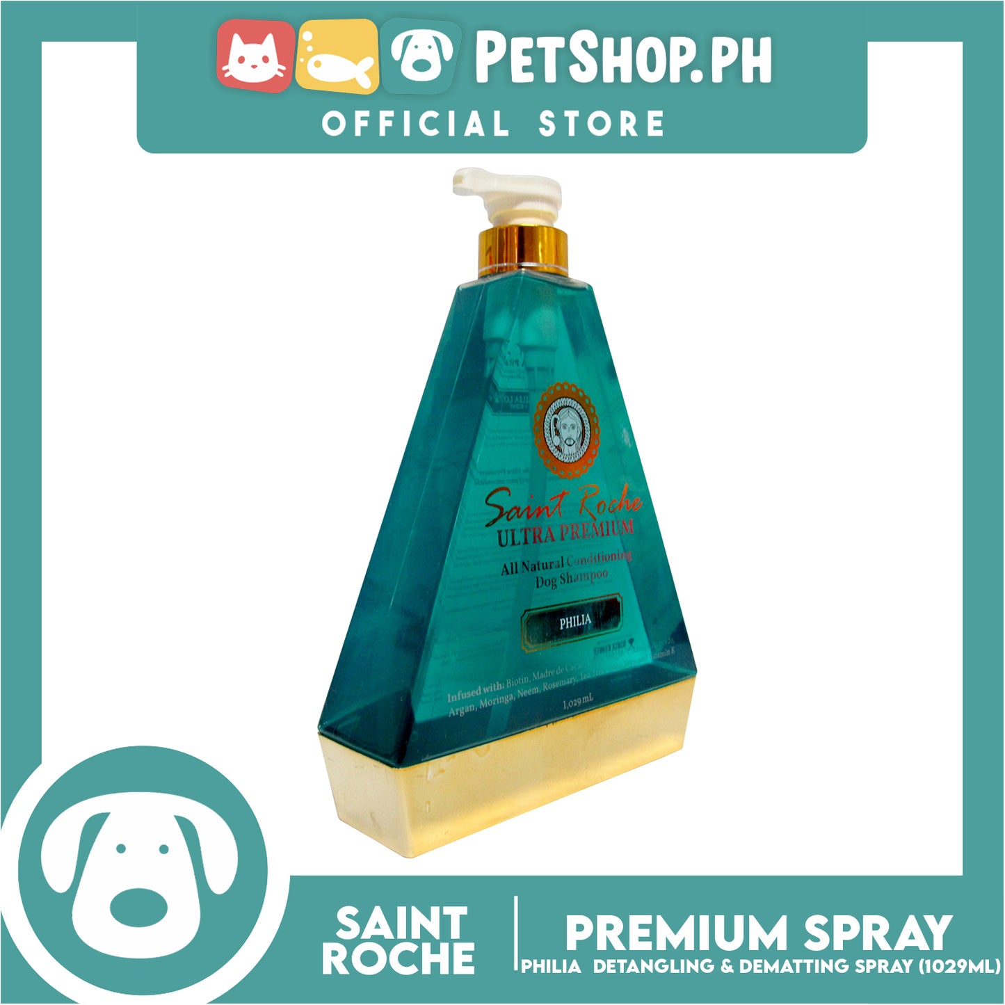 Saint Roche Ultra Premium Dog Shampoo Philia 1029ml