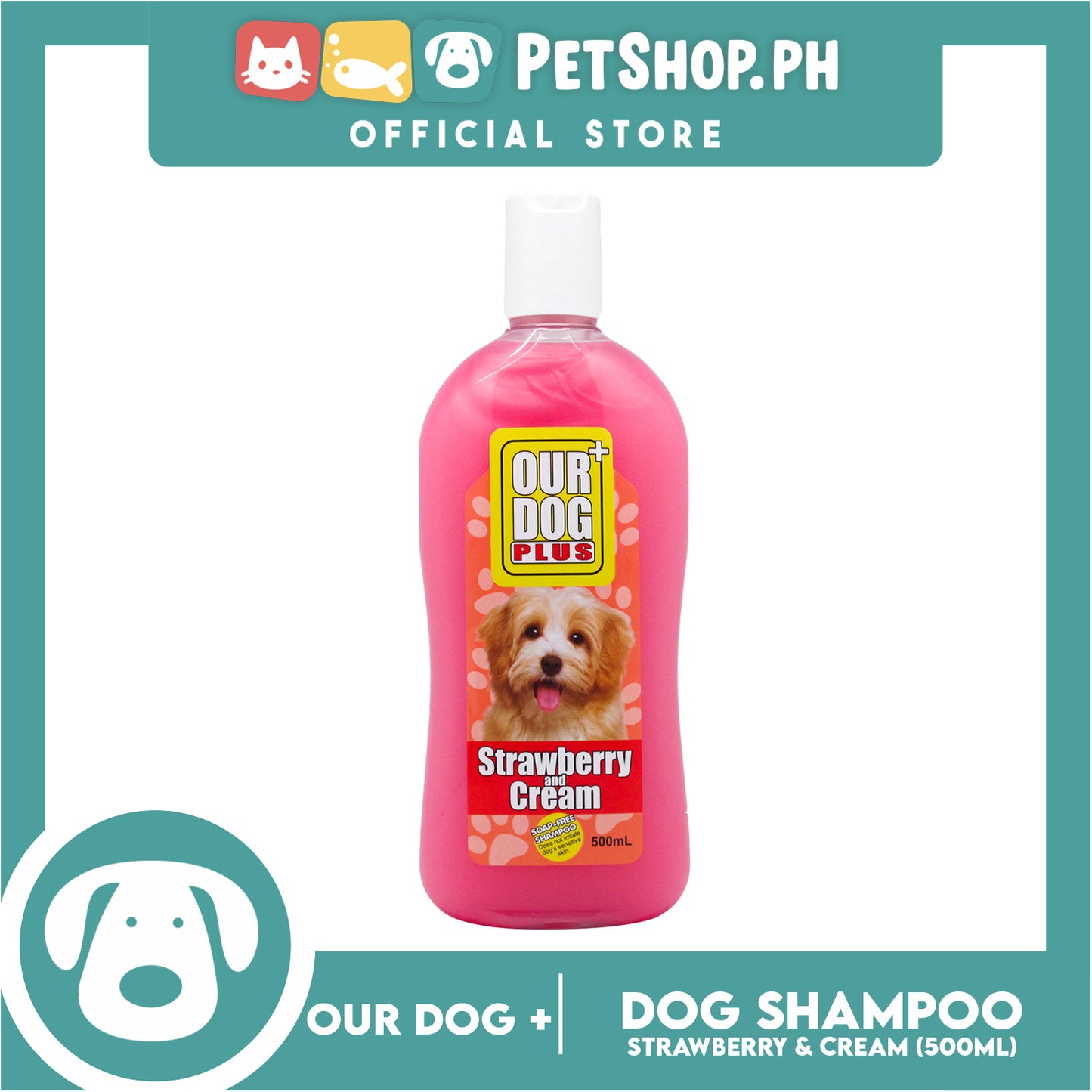 Our Dog Plus Strawberry and Cream Shampoo