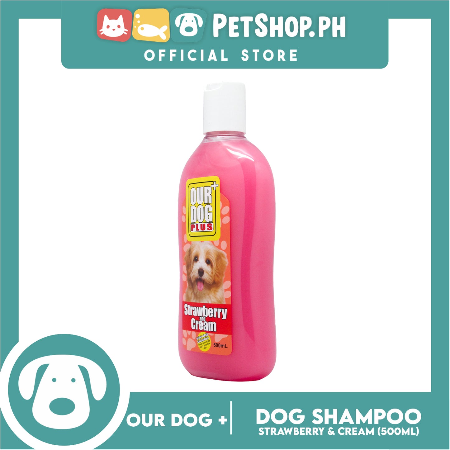 Our Dog Plus Strawberry and Cream Shampoo