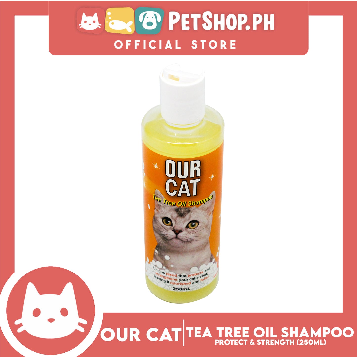 Our Cat Tea Tree Oil Shampoo 250mL