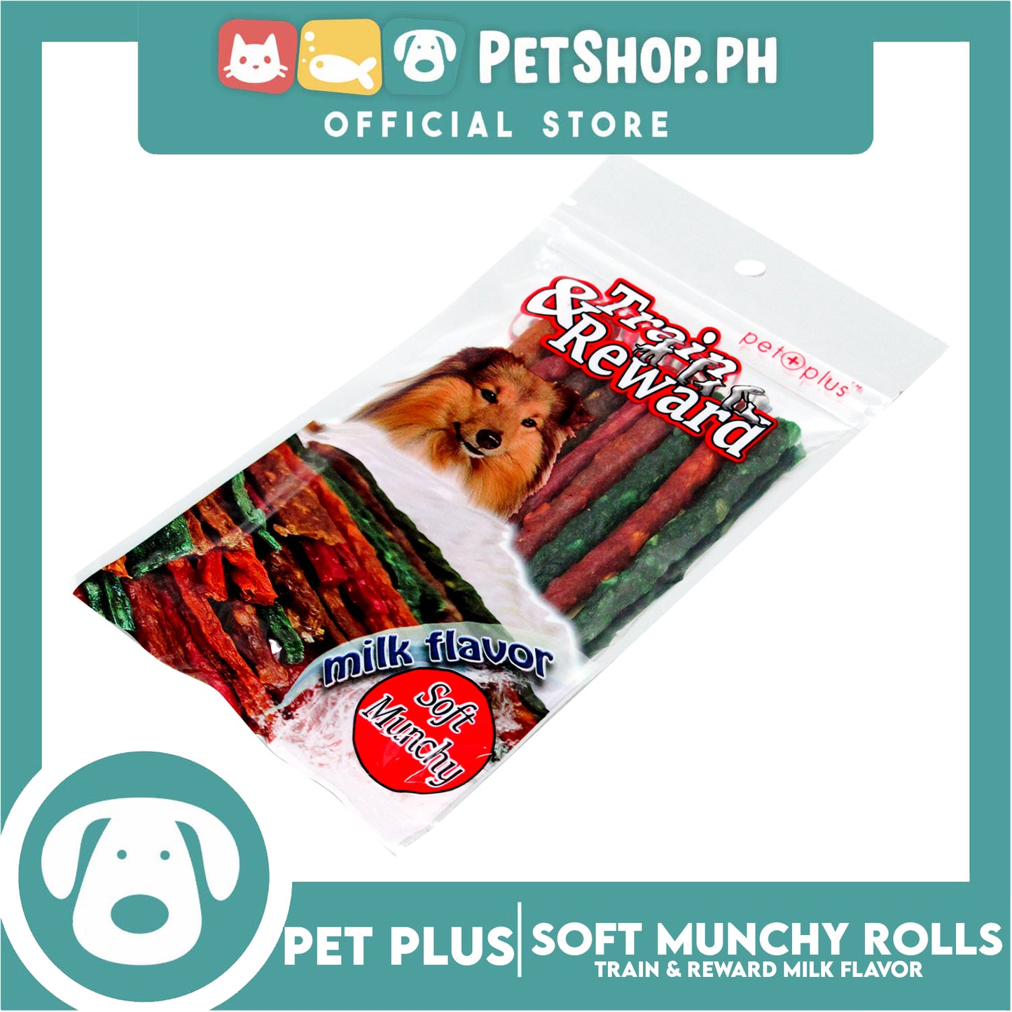 Pet+Plus Train & Reward Soft Munchy Roll 6pcs/pack