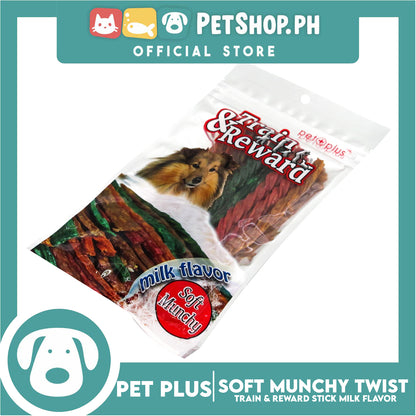 Pet+PlusTrain & Reward Soft Munchy Twist Stick 6pcs/pack