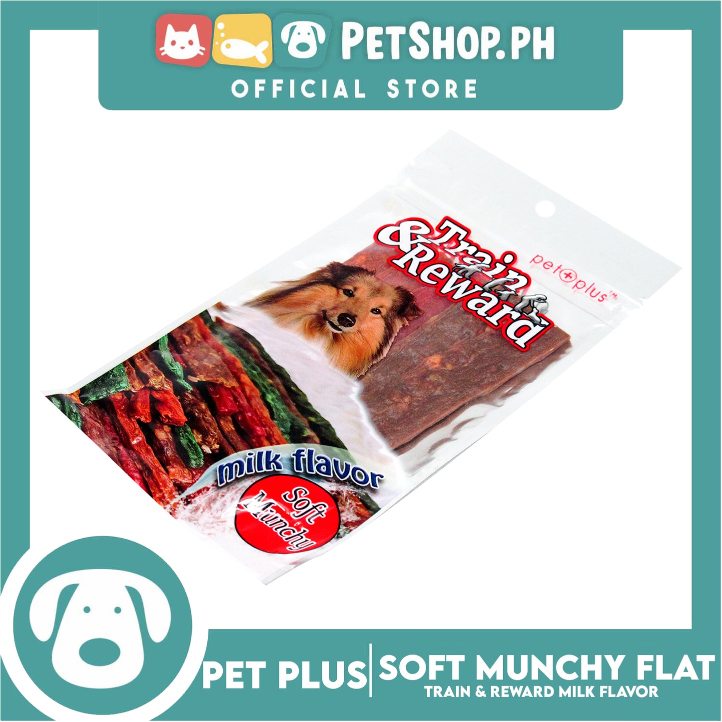 Pet+Plus Train & Reward Soft Munchy Flat 6 packs