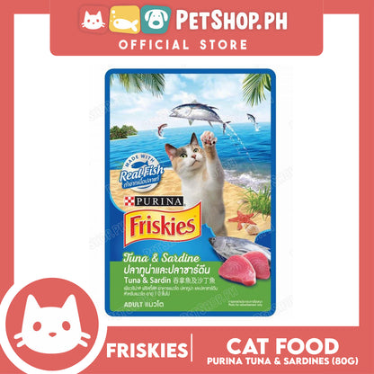 Friskies Adult Wet Pouch Tuna Sardine 80g