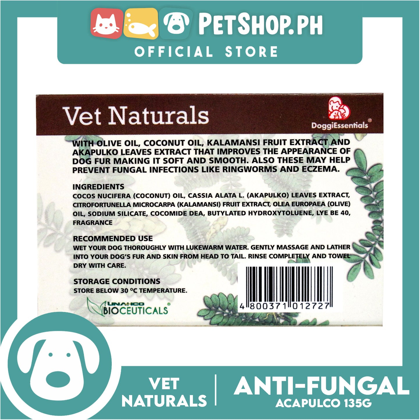 Vet Naturals Anti Fungal 135g