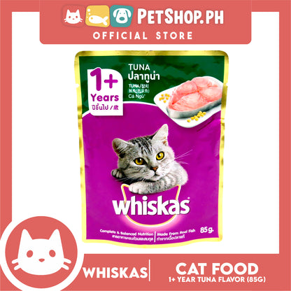 Whiskas Tuna Pouch Wet Cat Food 80g Tuna Flavour