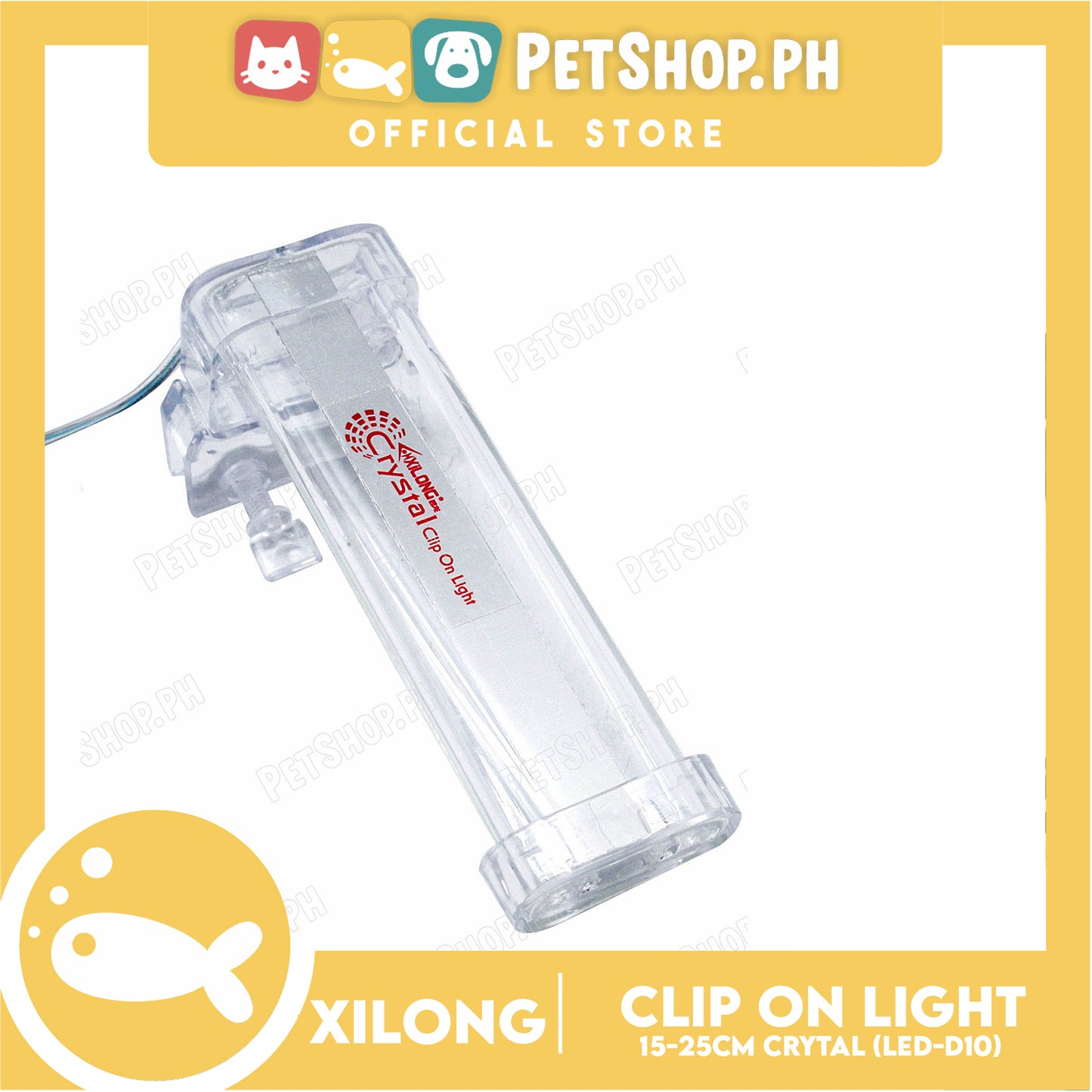 LED-D10 Crystal Clip on Light 4W