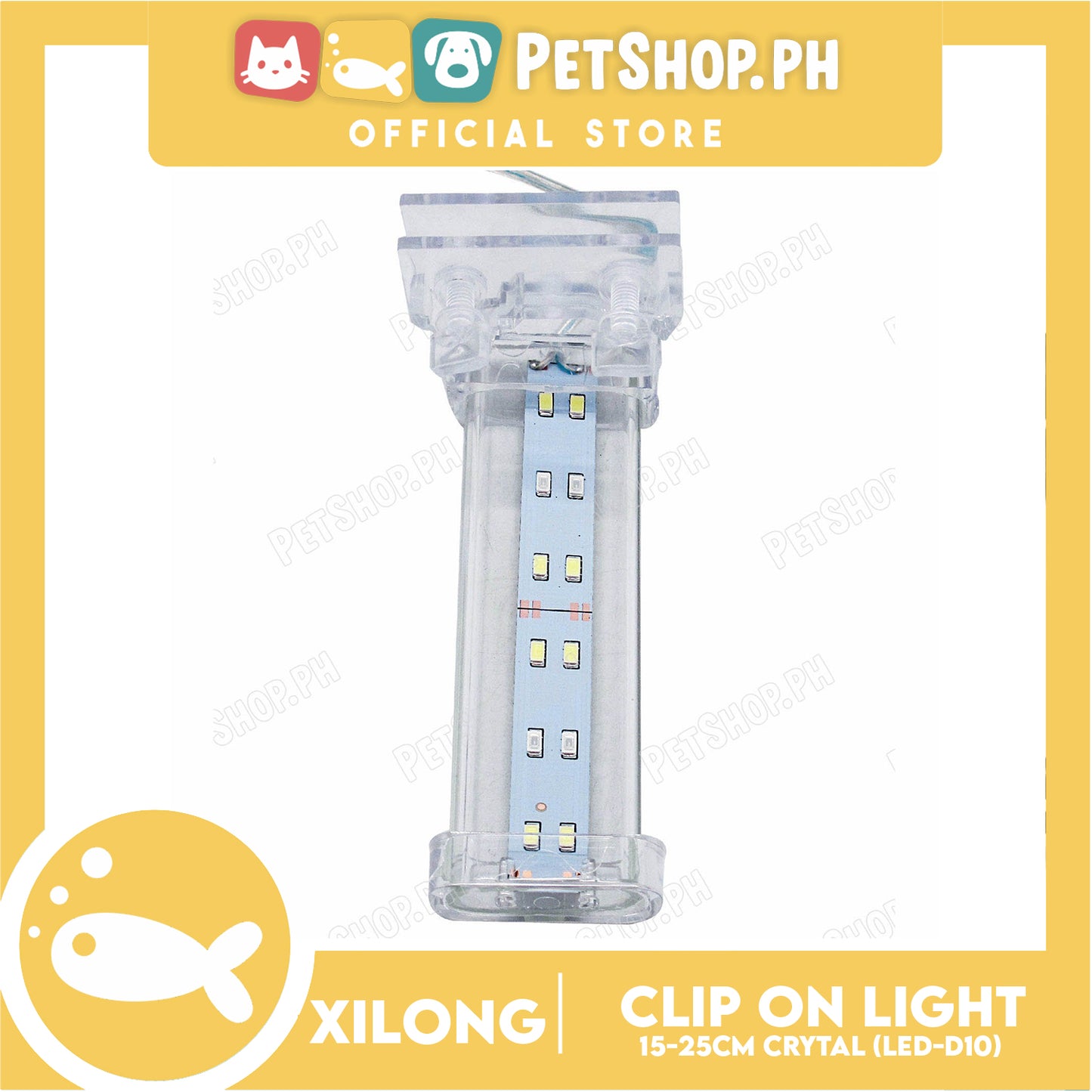 LED-D10 Crystal Clip on Light 4W