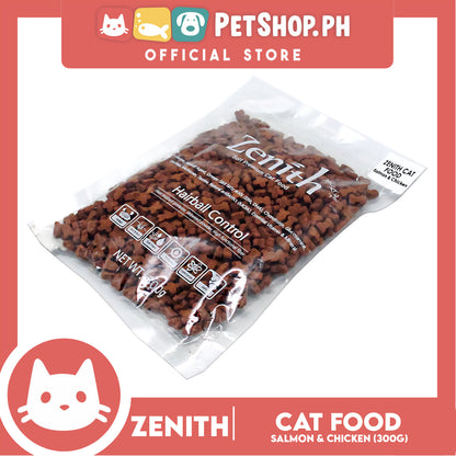 Zenith Soft Premium Hairball Control Cat Food For All Life Stage 300g (Salmon And Chicken) 2034 Cat Dry Food