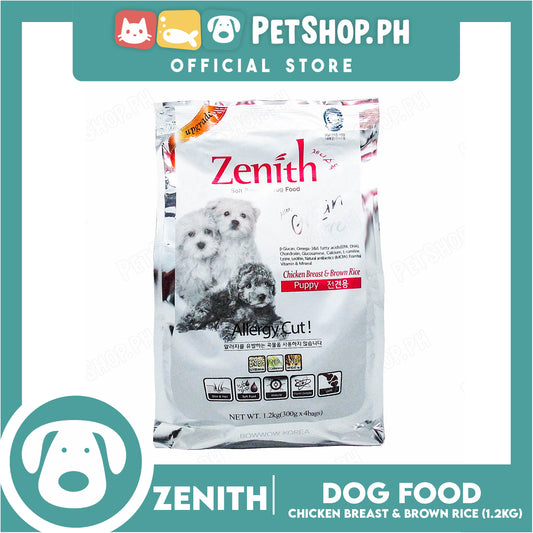 Zenith Soft Premium Allergy Cut Dog Food For Puppy 1.2kg (Chicken Breast And Brown Rice) 1032 Dog Dry Food