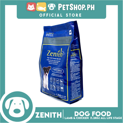 Zenith Super Soft Premium Dog Food For Dogs Small Breeds And All Life Stages 1.2kg (Lamb, Chicken) Blue Z996 Dog Dry Food
