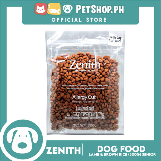 Zenith Soft Premium Allergy Cut, Grain Free For Light And Senior Dog Food 300g (Lamb And Brown Rice) 2035 Dog Dry Food