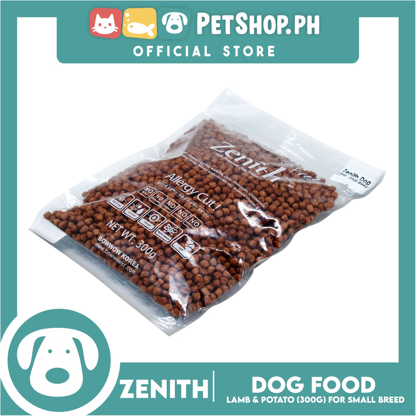 Zenith Chicken Breast & Brown Rice for Small Breed (2031) 300g