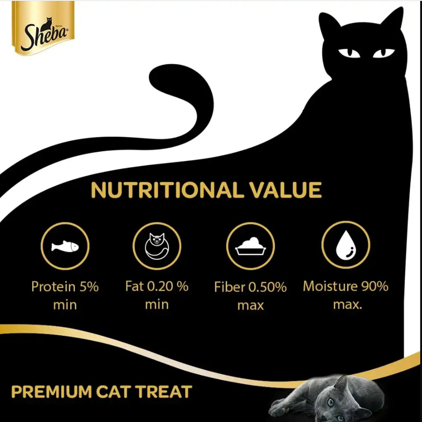 Sheba Melty Tuna Creamy Cat Treat 24g Premium Cat Snack Food