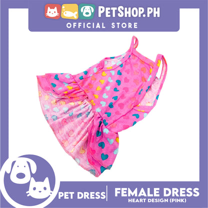 Pet Shirt Purple Dress Sando Shirt with Heart Design (Large) Perfect Fit for Dogs and Cats Cloth