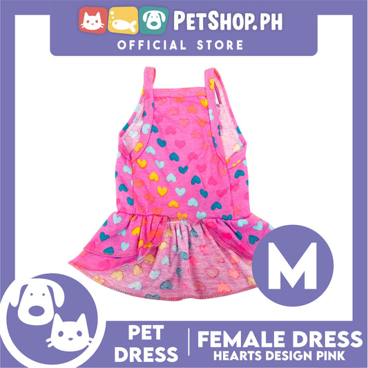 Pet Shirt Purple Dress Sando Shirt with Heart Design (Medium) Perfect Fit for Dogs and Cats Cloth