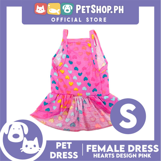 Pet Shirt Purple Dress Sando Shirt with Heart Design (Small) Perfect Fit for Dogs and Cats Cloth