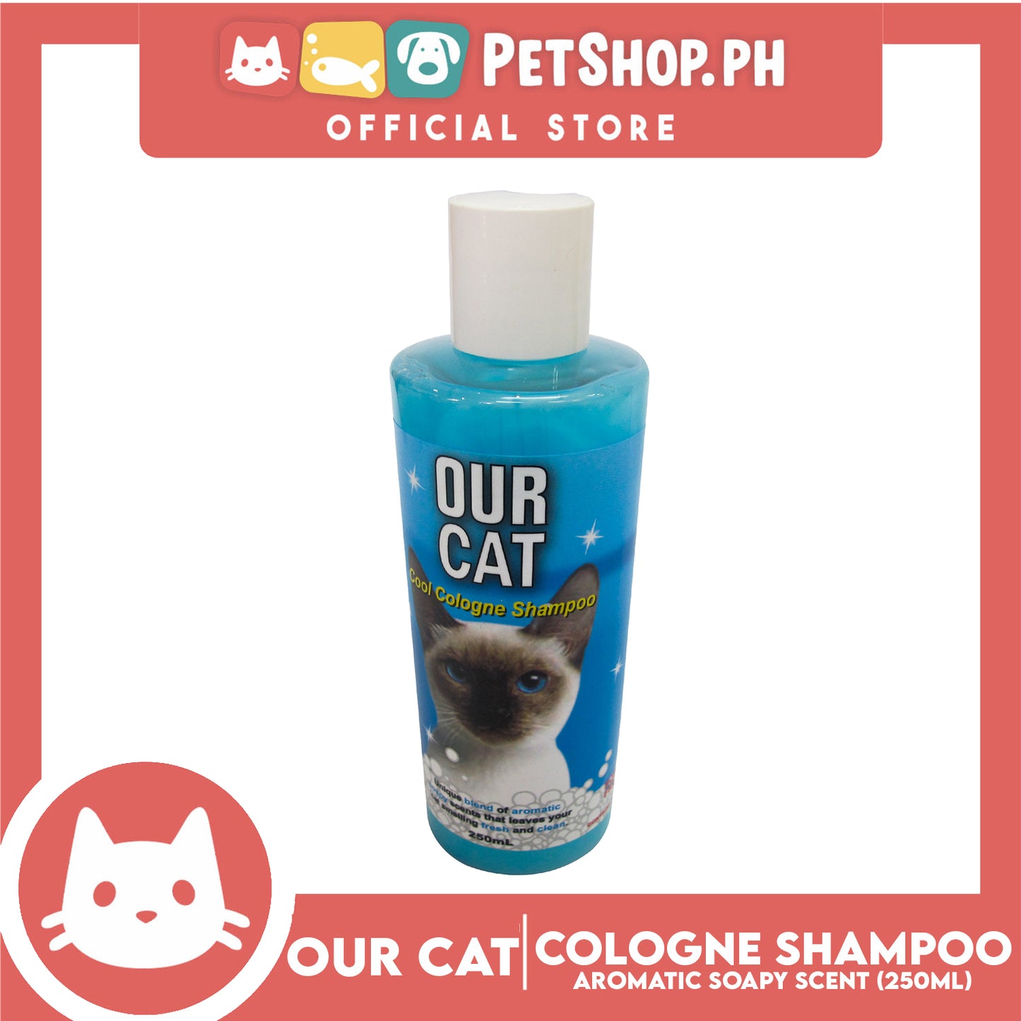 Our Cat Cool Cologne Shampoo 250ml Cat Shampoo